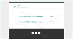 Desktop Screenshot of mintpharmaceuticals.com